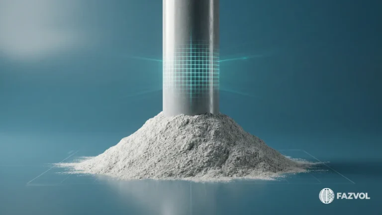 عرض توضيحي لمسحوق اسمنت القصيم عالي الجودة.